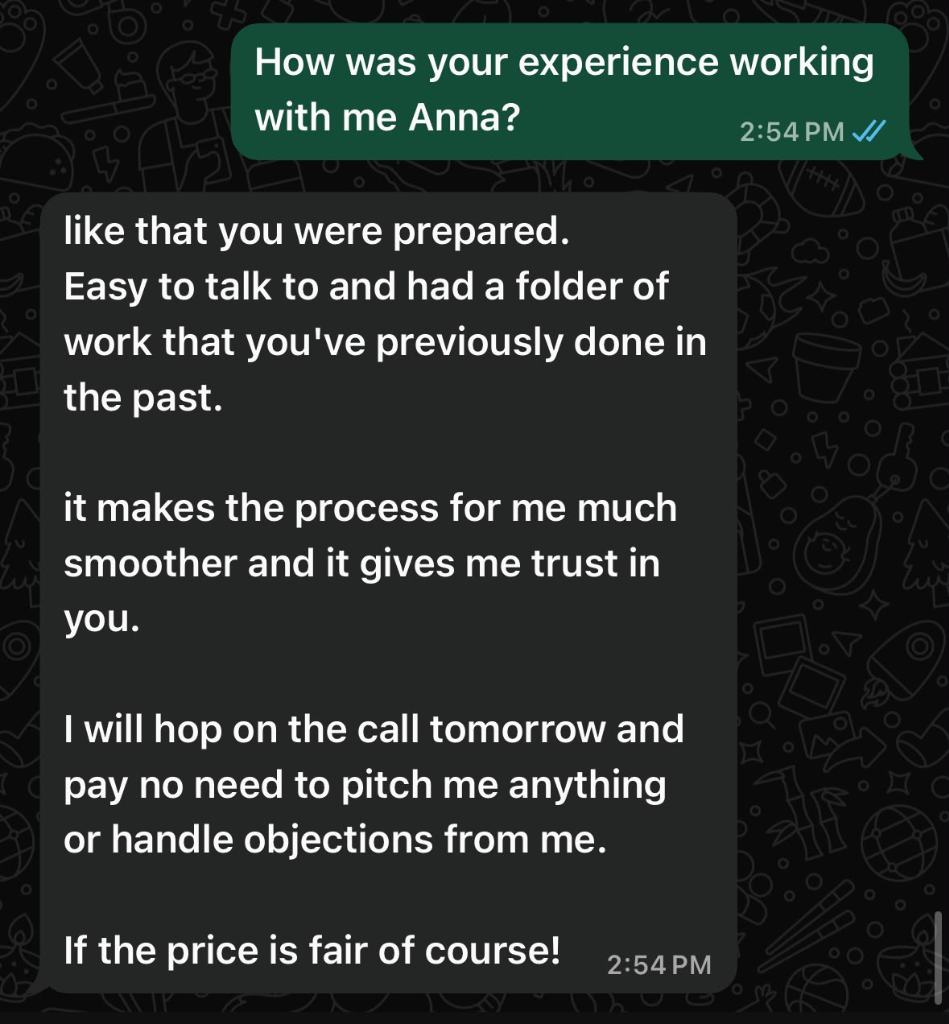 Anna testimonial